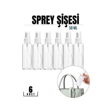 Transformacion 718727 50 ml 6 Adet Püskürtücü Boş Sprey Şişe