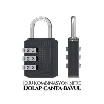 Transformacion 718877 Şifreli 35 mm Medium Dolap Çanta Bavul Kilidi