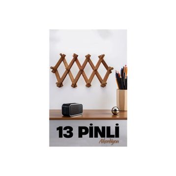 Transformacion 719210 13 Pinli 50 cm Ahşap Akordiyon Askı
