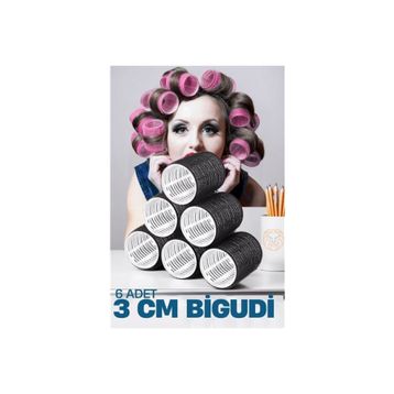 Transformacion 719264 3 cm 6'lı Paket Bigudi