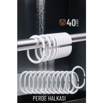Transformacion 719911 40 Adet Banyo Perde Halkaları