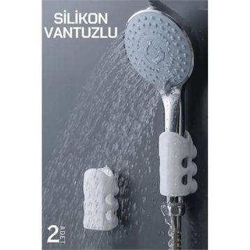 Transformacion 719998 Vantuzlu 2 Adet Duş Başlığı Tutucu