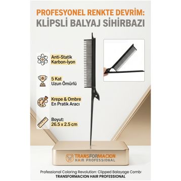 Transformacion 720499 Klipsli Krepe Ombre Solingen Balyaj Tarağı