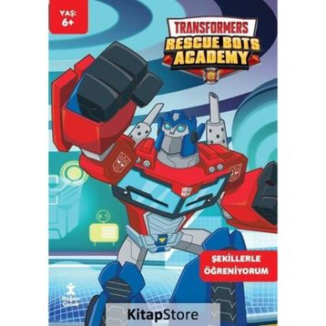 Transformers Rescue Bots Academy Şekillerle Öğreniyorum Faaliyet Kitabı - Doğan Egmont