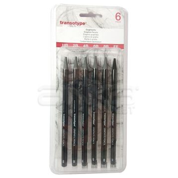 Transotype Woodless 6'lı Grafit Kalem Seti