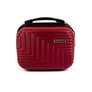Travel Polo A1004 Bordo Makyaj Çantası