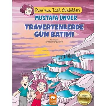 Travertenlerde Gün Batımı - Mustafa Ünver