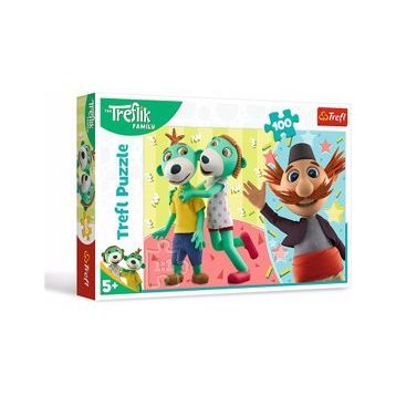 Trefl Çoçuk Puzzle Treflıks And Uncle 100 Parça Puzzle
