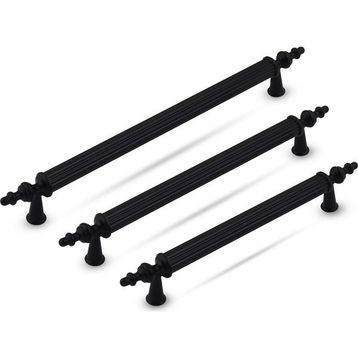 Trend Retro Mat Siyah 96 mm Dolap Çekmece Kulpu