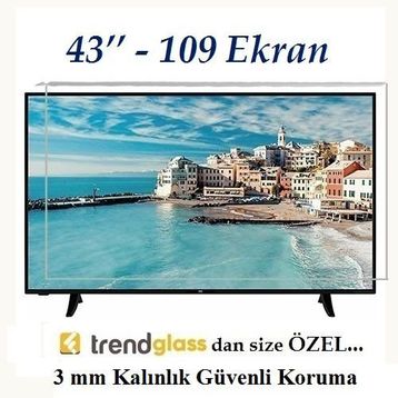 Trendglass Awox 10943ST 43 İnç 109 Ekran LED LCD Tv Ekran Koruyucu Panel