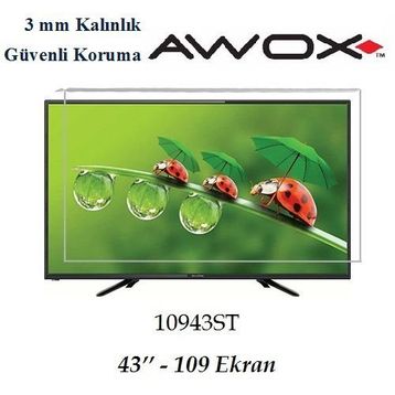 Trendglass Awox 10943ST 43 İnç 109 Ekran LED LCD Tv Ekran Koruyucu Panel