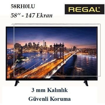 Trendglass Regal 58 İnç 147 Ekran LED LCD Tv Ekran Koruyucu Panel