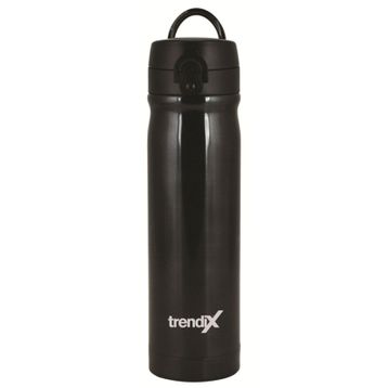 Trendix 500 Ml Çelik İçli Siyah Termos Matara