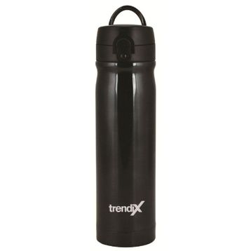 Trendix 500 Ml Çelik İçli Siyah Termos Matara