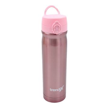 Trendix Pastel Pembe 500 ml Çelik İçli Termos