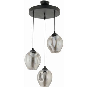 Trendylight Bowling 3'lü Füme Sarkıt Avize