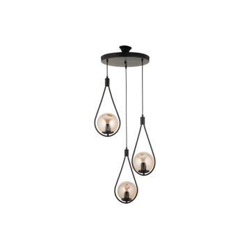 Trendylight Ütopya 3'lü Siyah Renkli Sarkıt Avize