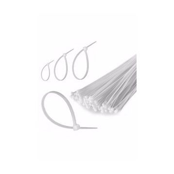 Trendypazar 100 Adet 3.6 x 300 mm Plastik Cırt Kelepçe Kablo Bağı Kablo Düzenleyici