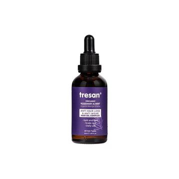 Tresan Organik Biberiye Nane Dökülme ve Yıpranma Karşıtı 50 ml Saç Bakım Yağı Kompleksi