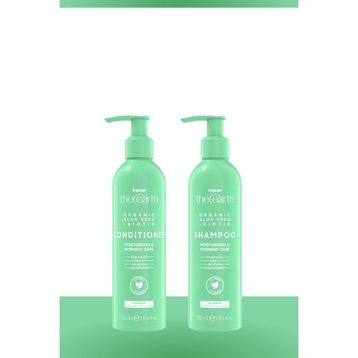 Tresan The Earth Organic Aloe Vera 250 ml Biotin Şampuan+250 ml Saç Kremi