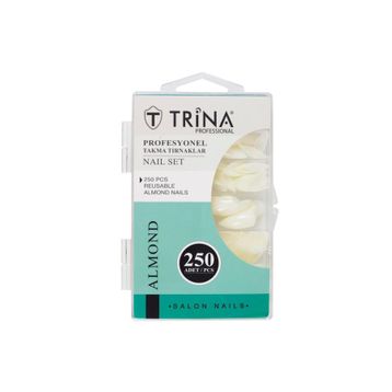 Trina TRNNAIL0009 Almond 250 Adet Takma Tırnak