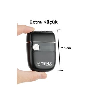 Trina TRNSKLKS0022 Siyah Çok Fonksiyonlu Mini Tıraş Makinesi