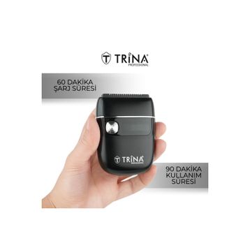 Trina TRNSKLKS0022 Siyah Çok Fonksiyonlu Mini Tıraş Makinesi