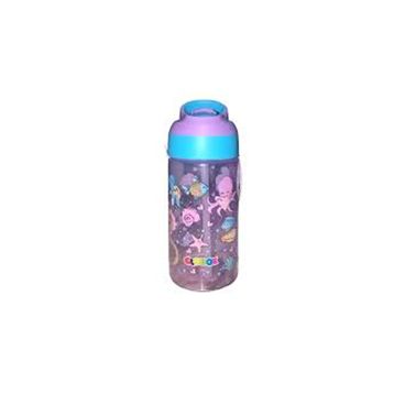 Tritan 500 ml Mor Desenli Matara