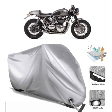Triumph Thruxton 900 Motor Brandası