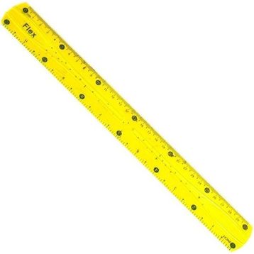 Trix T 786 Sarı 30 cm Esnek Cetvel