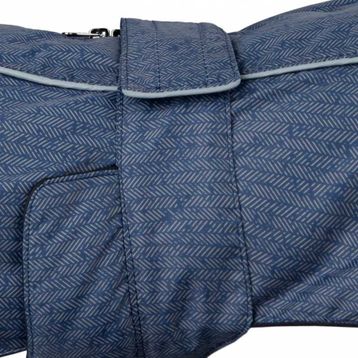 Trixie M 45 cm Mavi Köpek Paltosu