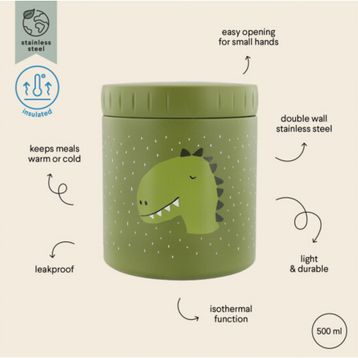 Trixie Mr. Dino 350 ml Termal Mama Termosu