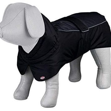 Trixie XSmall 30 cm Siyah/Gri Köpek Paltosu