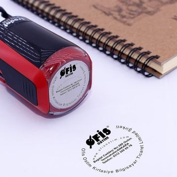 Trodat 4630 Siyah Yeni Yuvarlak Kaşe