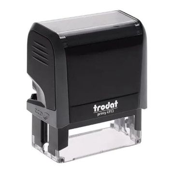 Trodat 4913 P4 Siyah Gövde Mavi Keçe Kaşe