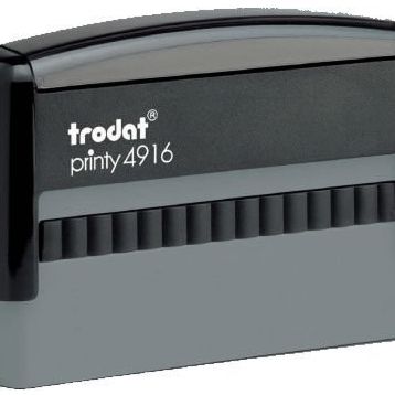 Trodat 4916 Siyah Gövde Kırmızı Keçe Kaşe