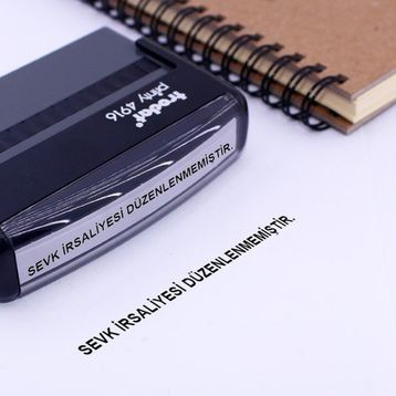 Trodat 4916 Siyah Gövde Kırmızı Keçe Kaşe