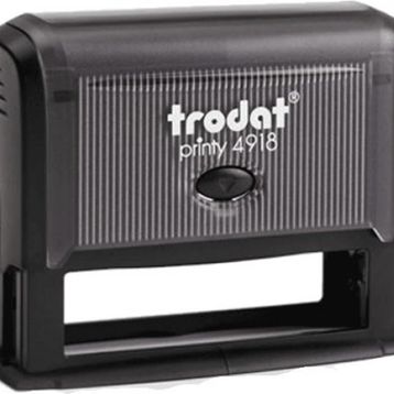 Trodat 4918 Siyah Gövde Siyah Keçe Kaşe