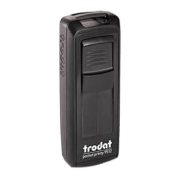 Trodat 9511 38x14 mm Siyah Gövdeli Kişisel Küçük Boy Cep Kaşesi