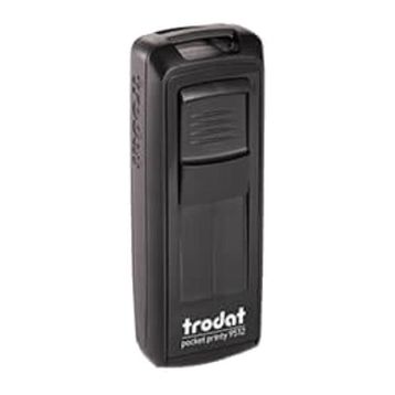Trodat 9511 38x14 mm Siyah Gövdeli Kişisel Küçük Boy Cep Kaşesi