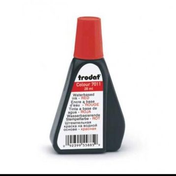 Trodat Istampa Mürekkebi 28 Ml Kırmızı