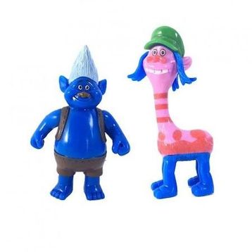 Trolls Yağmur Ormanı Şans Bebekleri 2'li Figür Oyuncak