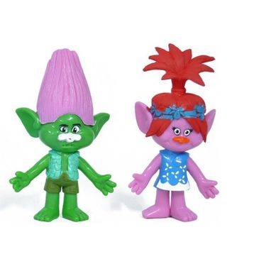Trolls Yağmur Ormanı Şans Bebekleri 2'li Figür Oyuncak