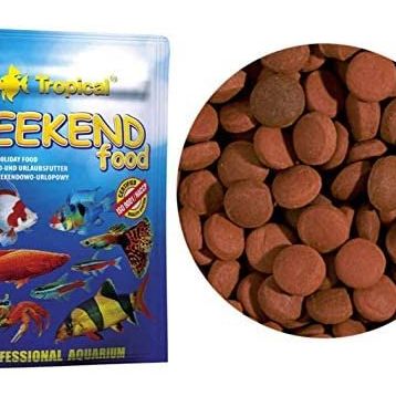 Tropical 20 gr 24 Adet Weekend Food Tatil Balık Yemi