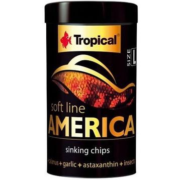 Tropical 250 ml 130 gr Soft Line America Large Chips Balık Yemi