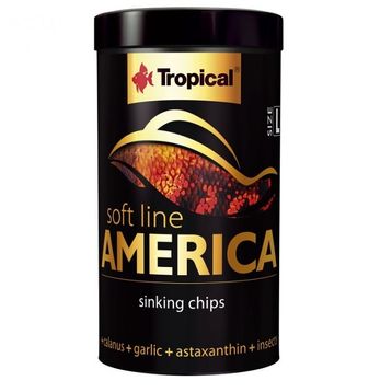 Tropical 250 ml 150 gr Soft Line America Size M Balık Yemi