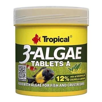 Tropical 3 Algae A 50 ml 36 gr 80 Adet Tablet
