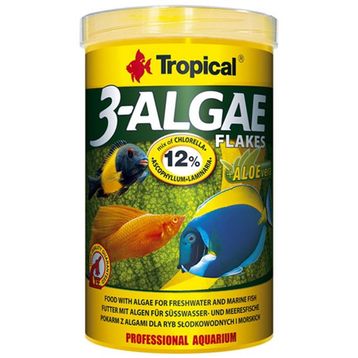 Tropical 3 Algae Flakes 100 ml 20 gr Tatlı ve Tuzlu Su Balıkları İçin Yosunlu Yem
