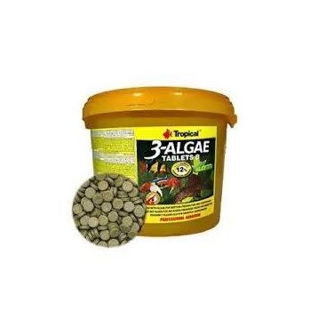 Tropical 3-Algae Tablet 50 Adet Açık Balık Yemi