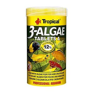 Tropical 3 Algae Tablets A 250 Adet Kovadan Bölme Balık Yemi